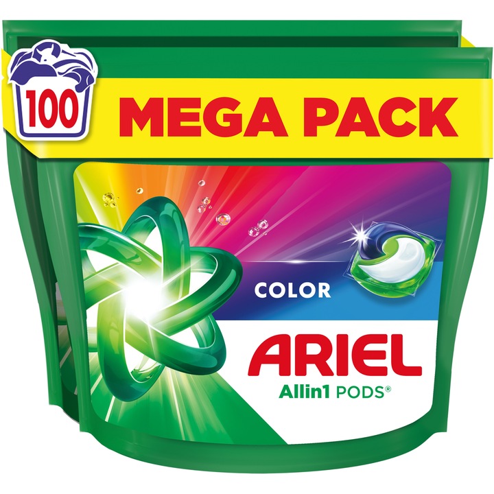 Ariel Capsule Color mosókapszula, 100 mosás