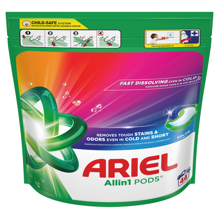 Ariel Capsule Color mosókapszula, 44 mosás