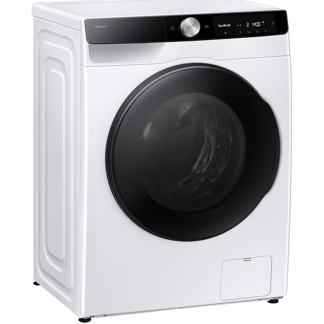 Masina de spalat rufe slim cu uscator Samsung WD90DG6G94BKU4, Spalare 9 kg, Uscare 5 kg, 1400 rpm, Clasa A, AI Control, AI Wash, Auto Dispense, Ai Ecobubble, Super Speed 39, Space Max, Smart Things WiFi, Digital Motor Inverter, Alb