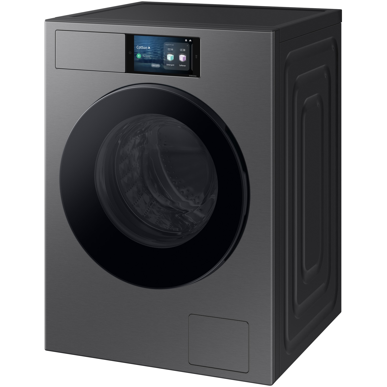 Masina de spalat rufe Samsung WF90F09C4SU4, 9 kg, 1400 rpm, Clasa A, AI Home 7" Display, AI Wash, Ai Ecobubble, Super Speed 39, Auto dispense, Smart Things, Digital Motor inverter