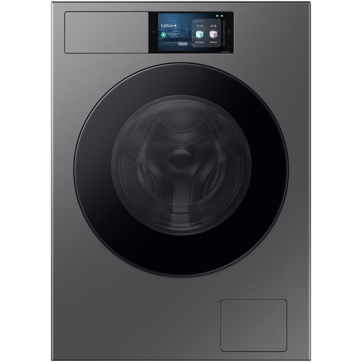 Пералня Samsung WF90F09C4SU4, 9 кг, 1400 об/мин, Клас A, AI Home 7" Display, AI Wash, Ai Ecobubble, Super Speed 39, Auto dispense, Smart Things, Digital Motor inverter