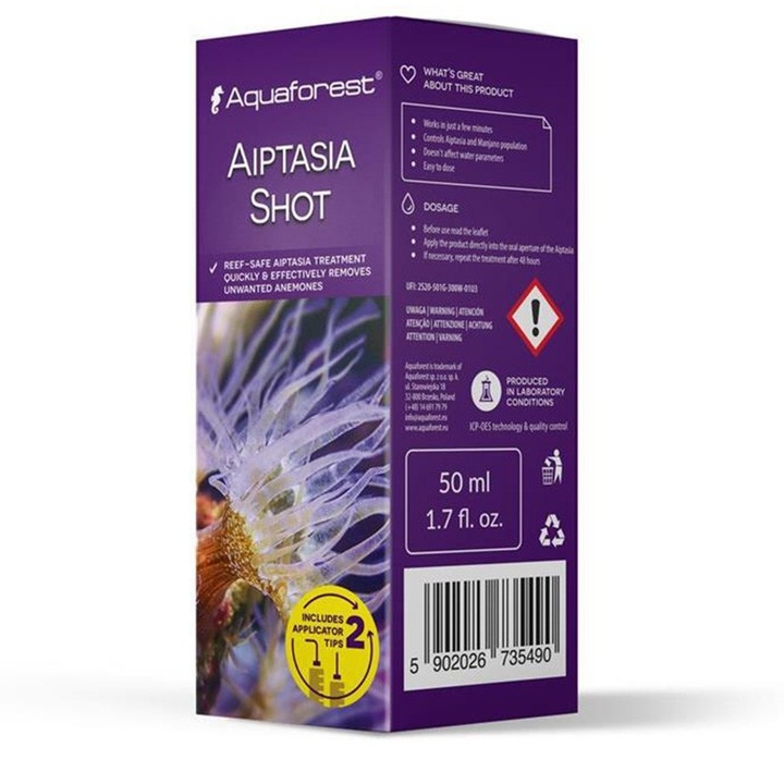 Macro si microelemente pentru acvariu marin, Aquaforest Component 3in1, 500ml