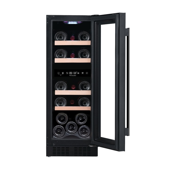 Racitor de vin LSBU18DZ, 18 sticle, 2 zone, incorporabil sub blat, LA SOMMELIERE