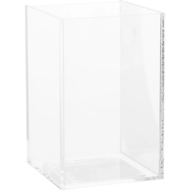 Acvariu desktop multifunctional, 6.50x6.50x10.00cm, material acrilic, transparent