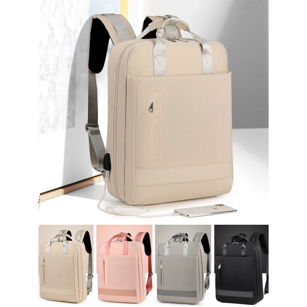 Rucsac laptop 15.6/17.3 inch, impermeabil, dimensiuni 40x30x11cm/44x33x11cm, negru, set