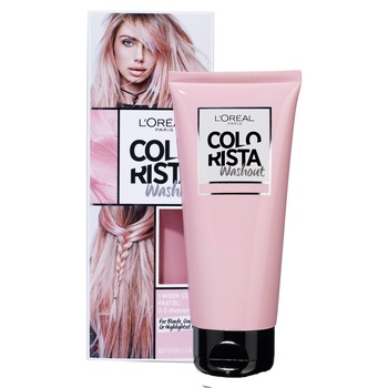 Vopsea de par temporara L'Oréal Paris Colorista Washout, 80 ml, Pink Vopsea de par temporara L'Oréal Paris Colorista Washout, 80 ml, Pink