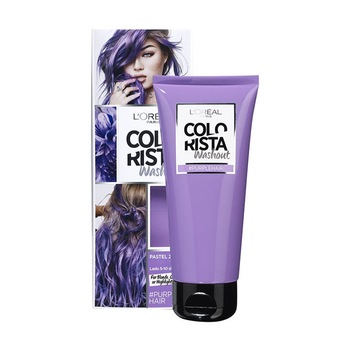 Vopsea de par temporara L'Oréal Paris Colorista Washout, 80 ml, Purple Vopsea de par temporara L'Oréal Paris Colorista Washout, 80 ml, Purple