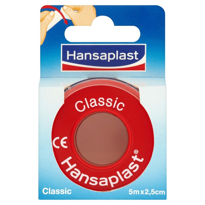 Hansaplast Classic Ragtapasz, 5m x 2.5cm