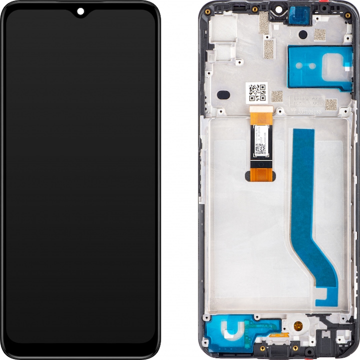 Motorola Moto G50 5G сензорен дисплей, с рамка, черен, устойчив на удар, X25, сервизен пакет