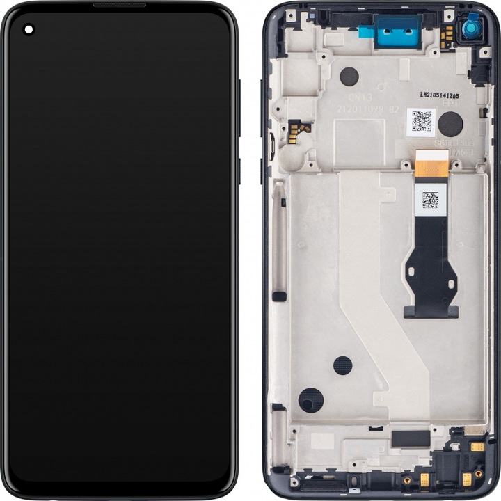 Сензорен дисплей Motorola Moto G Stylus, с рамка, черен (Mystic Indigo), Xtreme Armor, X26, сервизен пакет