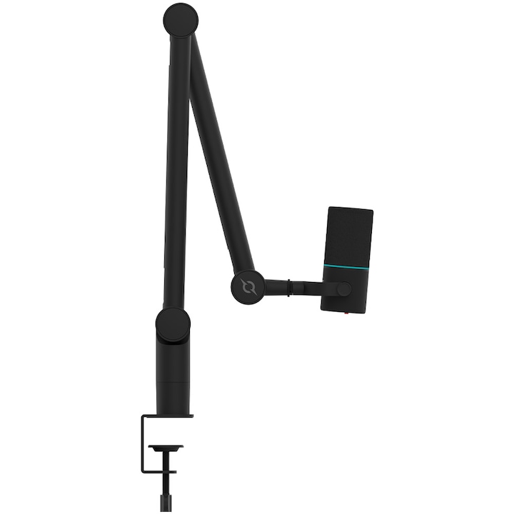 Microfon AQIRYS Magellan, XRL si USB Type-C, brat articulat, Iluminare Albastra