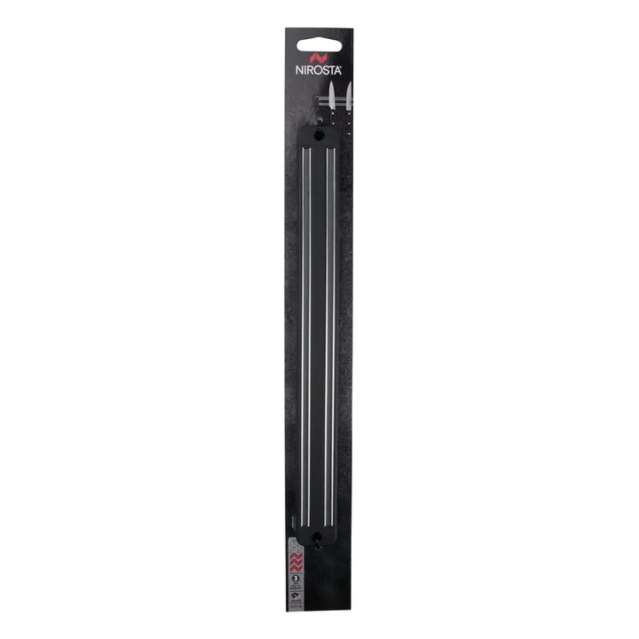Suport magnetic pentru cutite Fackelmann 43237, 33 cm, Negru
