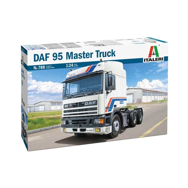 Macheta automodel de construit Camion si remorca DAF 95 Master Truck Scara 1:24 Italeri 0788