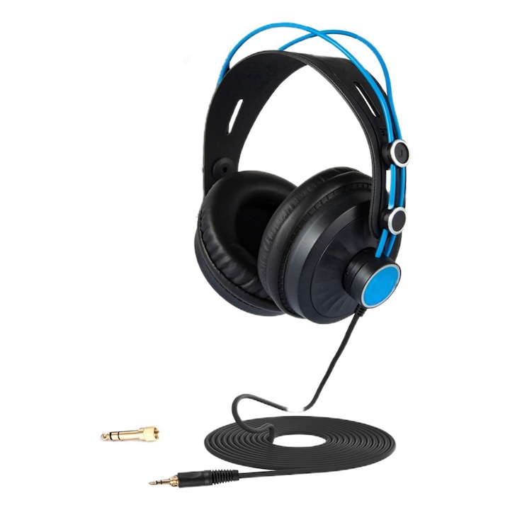Casti gaming Onikuma K9, 7.1, microfon, albastru-roz, 2.4m
