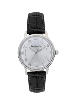 Philip Watch, Ceas cu o curea de piele Grand Archive 1940, Negru Philip Watch, Ceas cu o curea de piele Grand Archive 1940, Negru