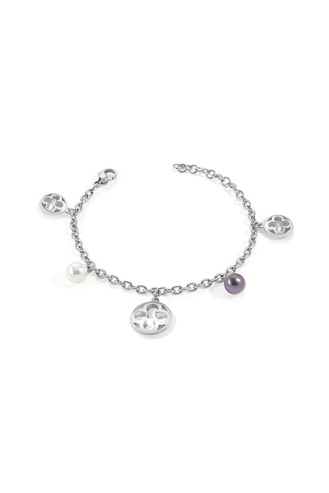 Morellato, Bratara Ducale Br. Perla Nera Bianca, Argintiu