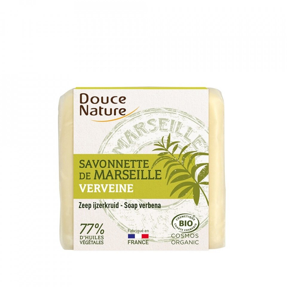 Sapun bio de Marsilia cu verbina, Douce Nature, 100 g
