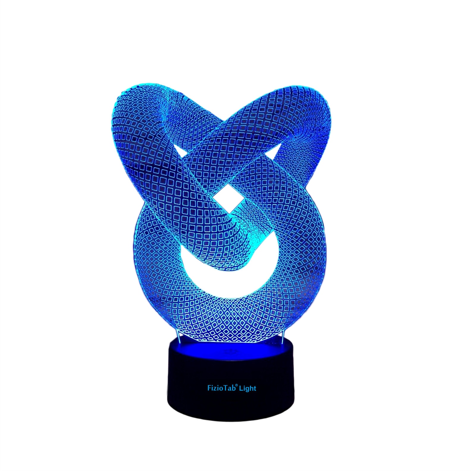 Lampa De Veghe 3D LED Abstract, FizioTab® Light, 7 Culori, Lumina Ambientala, Alimentare USB