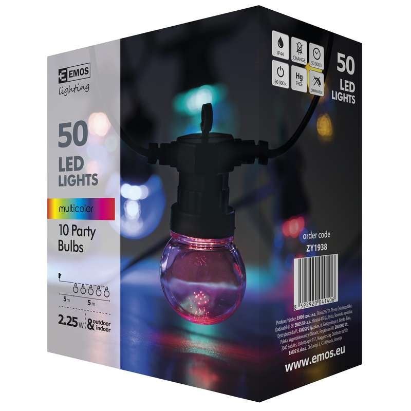 Ghirlanda luminoasa interconectabila, 5metri, multicolor, Emos