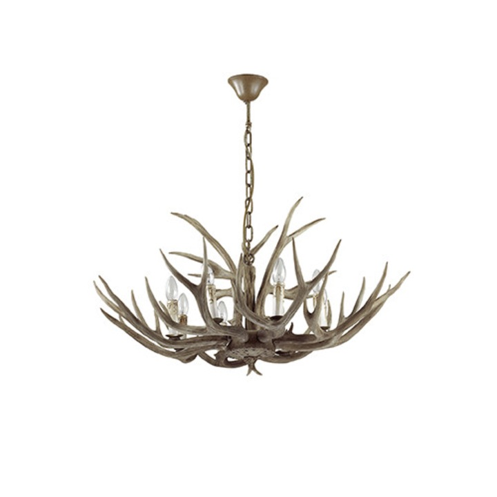 Lustra, CHALET SP8, IDEAL LUX, Bej