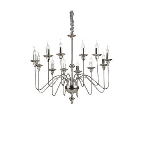 Lustra, ARTU SP12, IDEAL LUX, NIchel