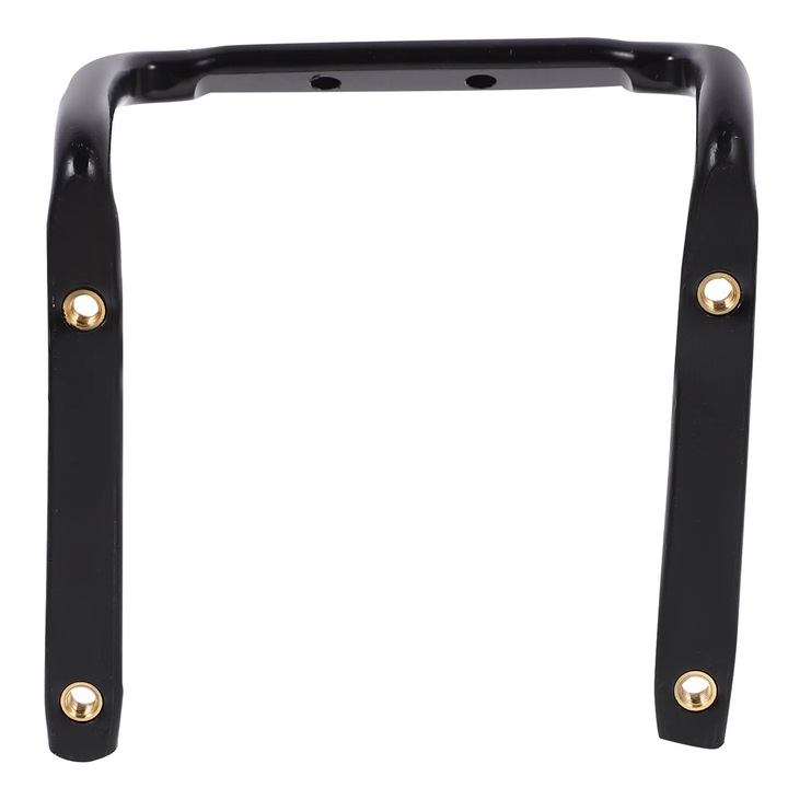 Adaptor suport sticla apa, aluminiu, negru, 12x11x1cm, pentru biciclete