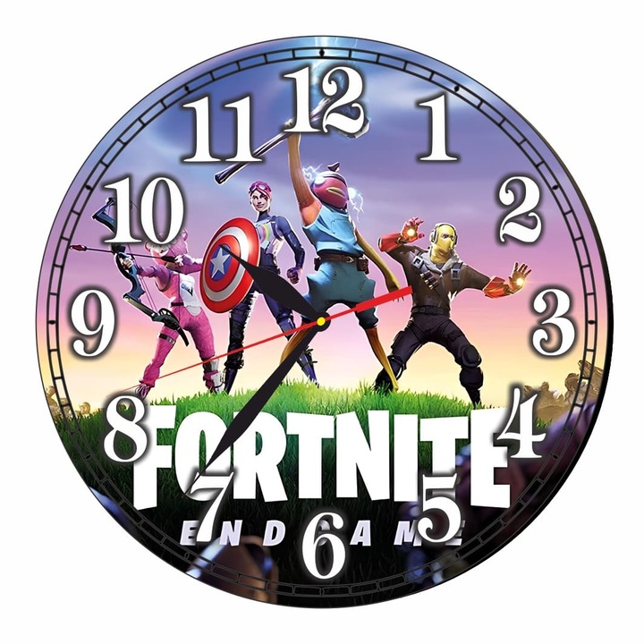 Disney Fortnite óra, fa, 40 cm, CSDUV157