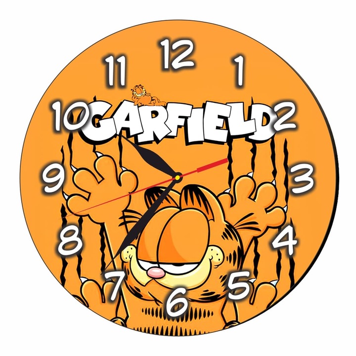Ceas Disney Garfield, Lemn, 30 cm, CSDUV165