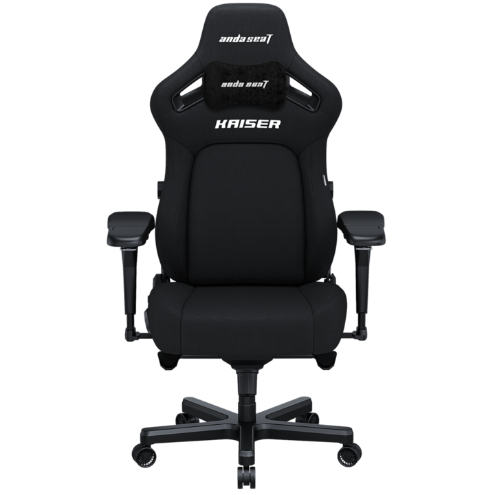 Геймърски стол Kaiser 4 L Anda Seat, черен, текстил