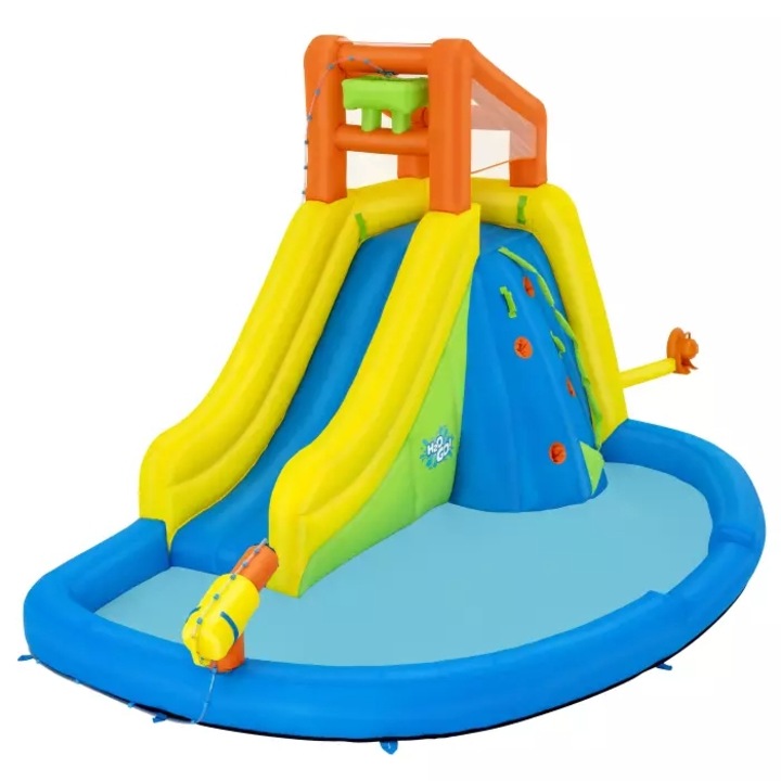 Надуваем детски център Bestway, H2OGO! Mount Splashblast? Mega Water Park, 435 x 286 x 267 см