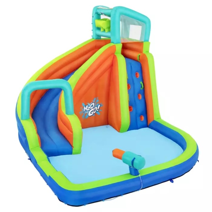 Centru de joaca gonflabil Bestway, H2OGO! Turbo Splash Mega Water Park, 365 x 320 x 270 cm