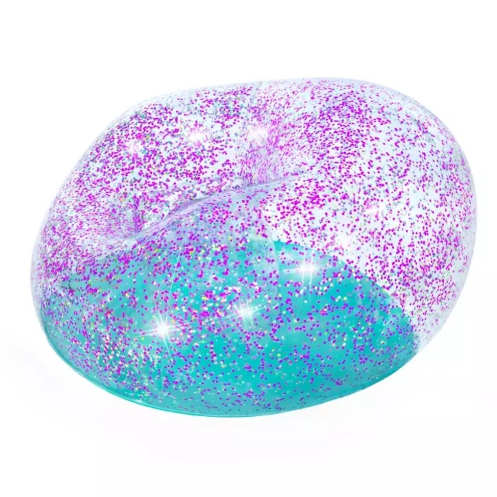 Надуваем детски шезлонг Bestway, Glitter Dream 114 x 112 x 66 см