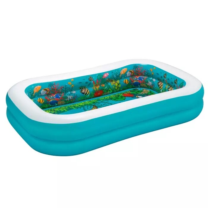 Piscina gonflabila Bestway - Family Pool, 3D Undersea Adventure, 262 x 175 x 51 cm