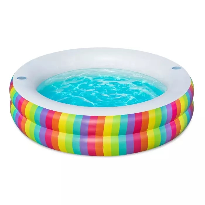 Piscina gonflabila Bestway - Family Pool, Rainbow Dreams, 206 x 206 x 51 cm