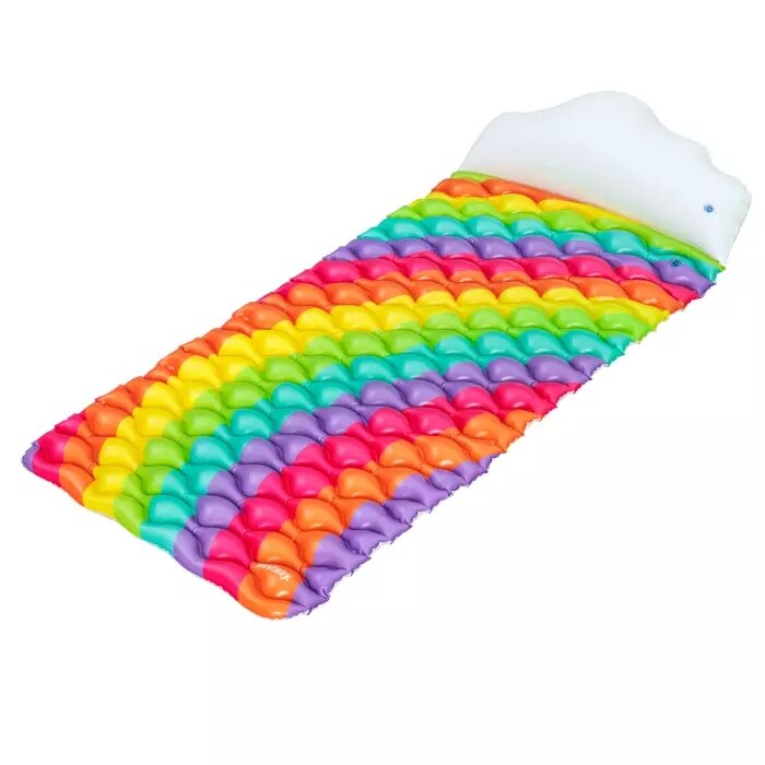 Saltea gonflabila Bestway - Rainbow Dreams, 216 x 80 cm
