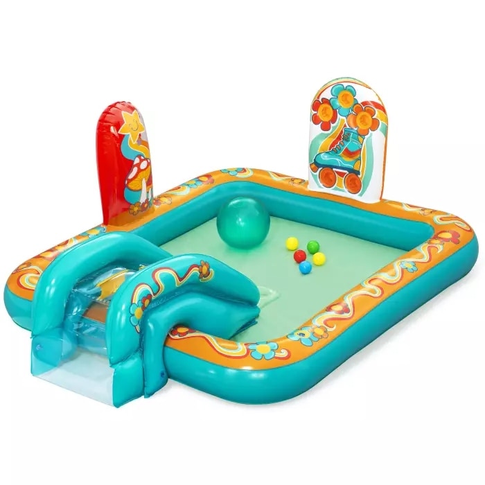 Spatiu de joaca gonflabil Bestway - Retro Groove, 193 x 152 x 74 cm