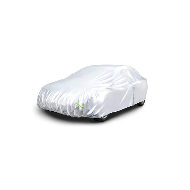 Prelata auto Premium material Oxford cu dublu strat 4.90x1.76x1.48m compatibila VW Passat B5 / B5.5 / B6 / B7 / B8 Sedan / Passat CC