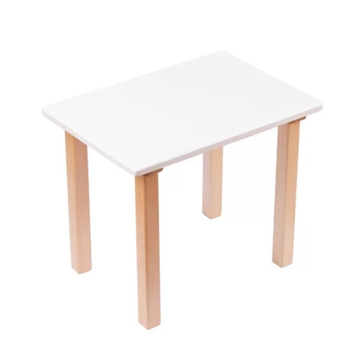 Masa din lemn pentru copii - sigura, de inalta calitate si fabricata manual! Natural - incolor (lacuit) 3-7 ani, BOKA design, 4863000008