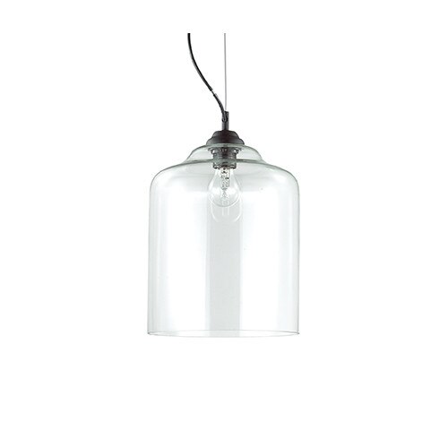 Lustra, BISTRO SP1 SQUARE TRASPARENTE, IDEAL LUX, Crom