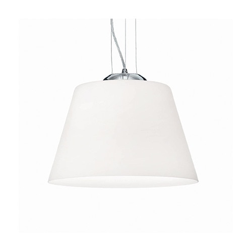 Lustra, CYLINDER SP1 D40 BIANCO, IDEAL LUX, Crom