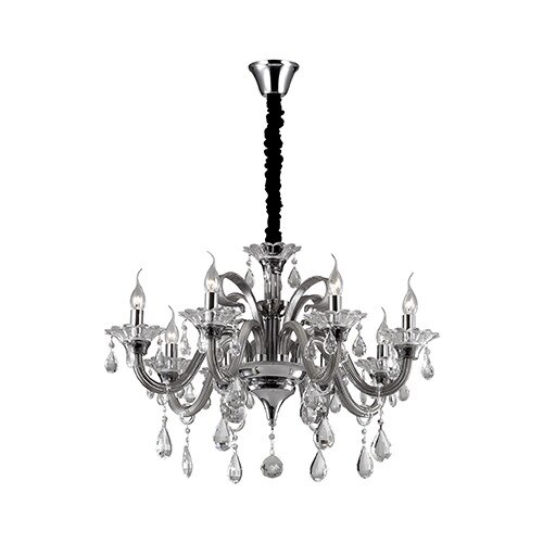 Lustra, COLOSSAL SP8 GRIGIO, IDEAL LUX, Gri