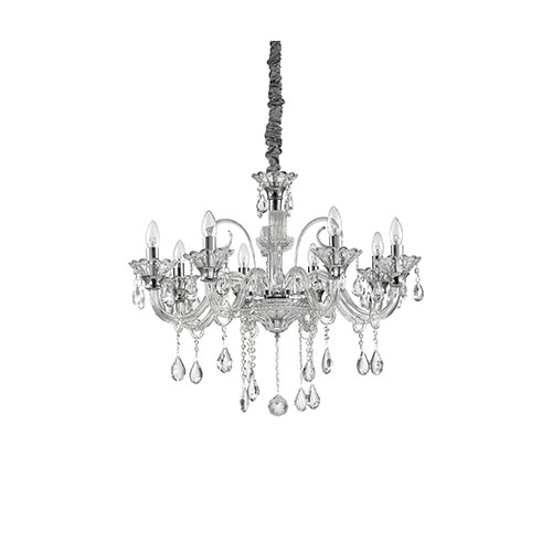 Lustra, COLOSSAL SP8 TRASPARENTE, IDEAL LUX, Transparent