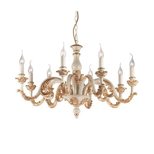 Lustra, GIGLIO SP8 ORO, IDEAL LUX, Auriu