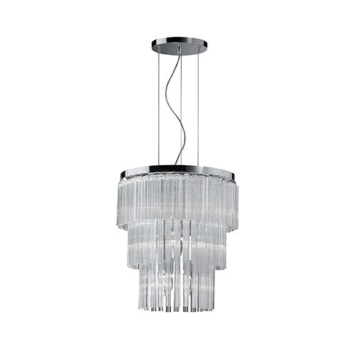 Lustra, ELEGANT SP12, IDEAL LUX, Crom