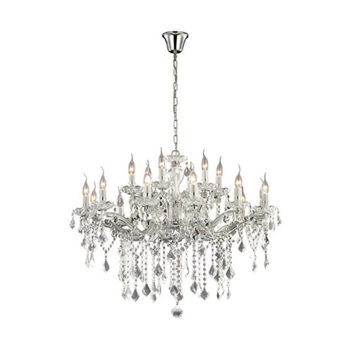 Lustra, FLORIAN SP18 CROMO, IDEAL LUX, Crom