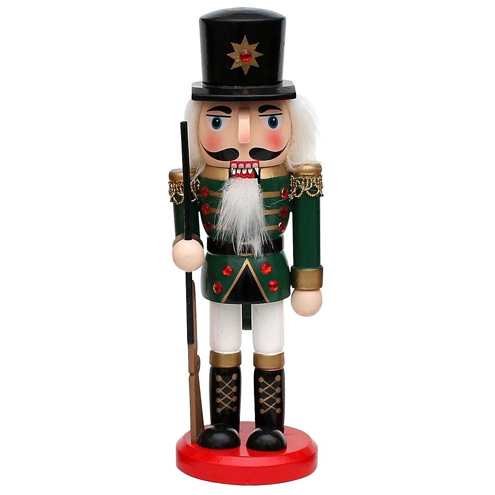 Spargator de nuci Charlie Nutcracker 20cm figurina lemn decorativa