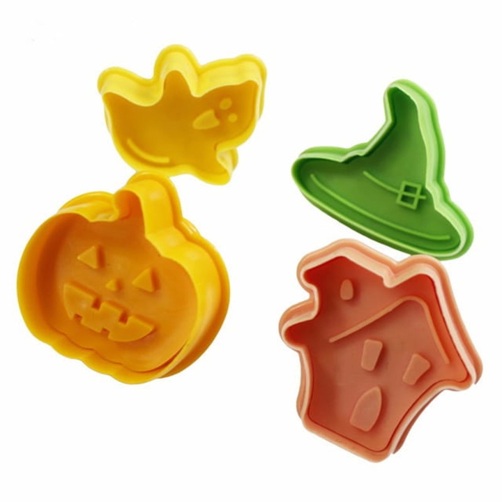 Комплект от 4 форми за торта Cake Land, Хелоуин, 4-5 см
