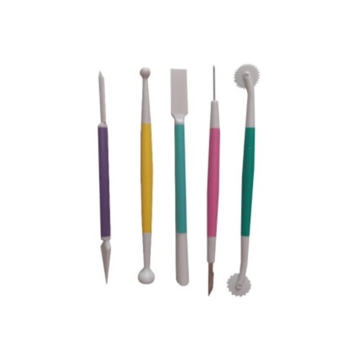 Cake Land modellező eszköz készlet, 5 részes, többszínű