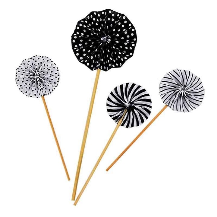 Комплект топери за торта Cake Land, двуцветни, 4x6cm, 12x16cm