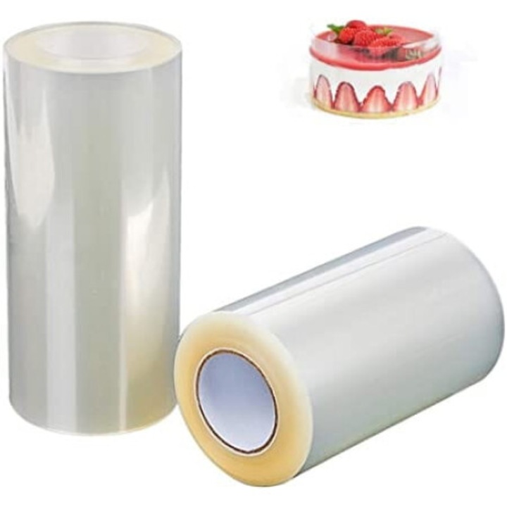 Folie de margine pentru prajituri Cake Land, 20cm x 10m, 100 microni